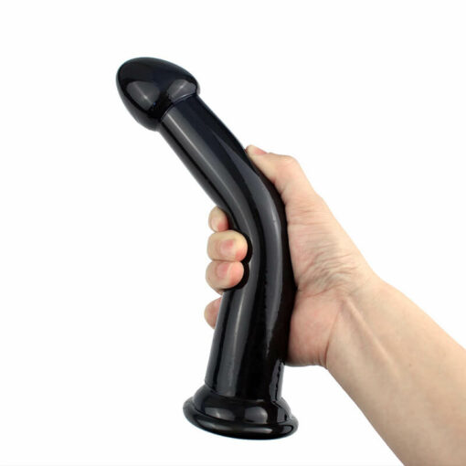 Clear Dildo Butt Plugs With Suction Cup Black4