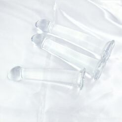 Clear Dildo Butt Plugs With Suction Cup Clear2