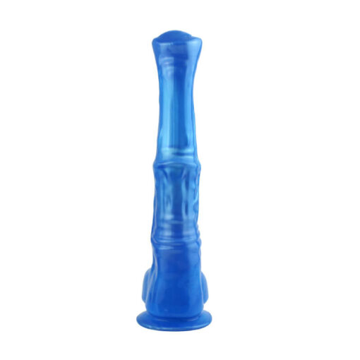 Extra Large Horse Cock Dildo Blue2