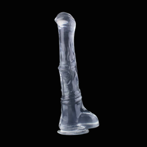 Extra Large Horse Cock Dildo Clear2