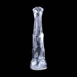 Extra Large Horse Cock Dildo Clear3