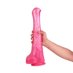 Extra Large Horse Cock Dildo Pink1
