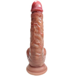 Realistic Silicone Dildo With Foreskin4