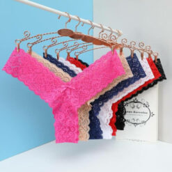 V-Shape Femboy French Cut Full Lace Thong Multi Colors