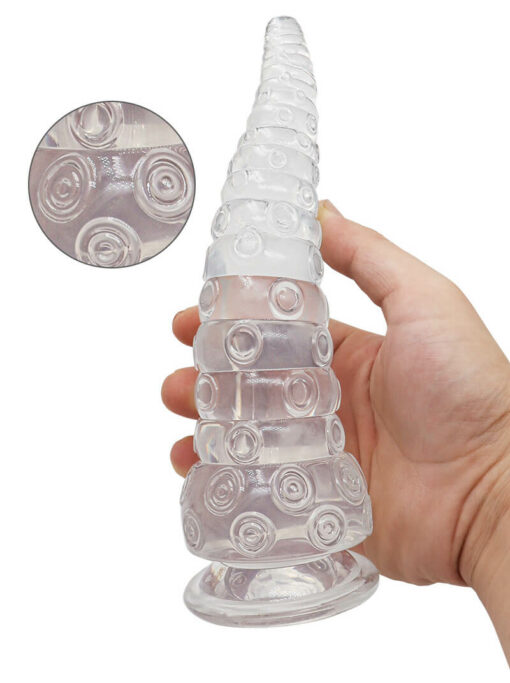 Clear Tentacle Dildo Bowl Suckers