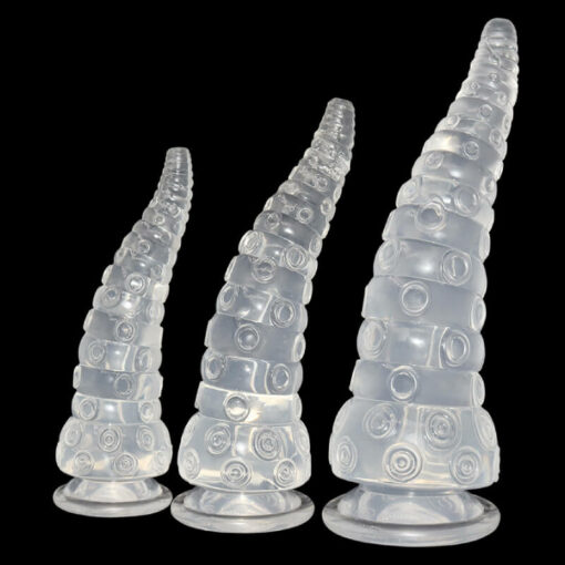 Clear Tentacle Dildo Group