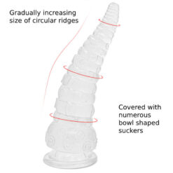 Clear Tentacle Dildo Illustration