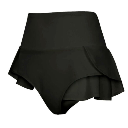 Femboy Bubble Butt Super Mini Skirt With Panty Black Side