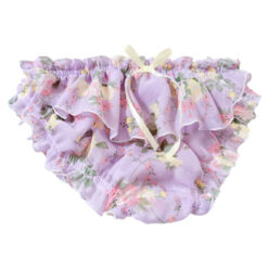 Femboy Frilly Chiffon Panties Purple1