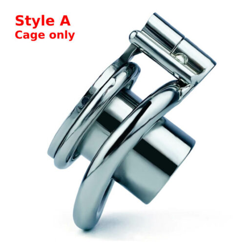 Keyless Inverted Chastity Cage StyleA Cage Only2