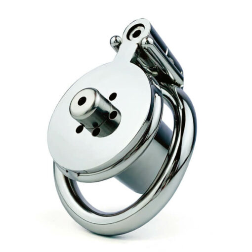 Keyless Inverted Chastity Cage StyleA Cage With Urethral Plug2