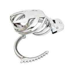 Adjustable Handcuff Metal Chastity Device Ring Opening