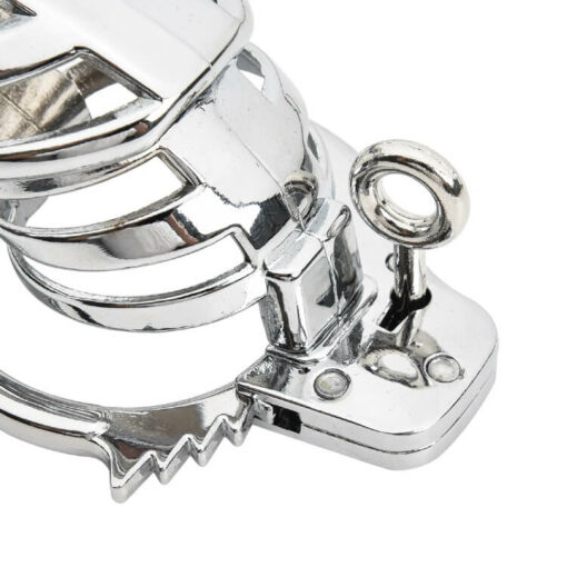 Adjustable Handcuff Metal Chastity Device With Key