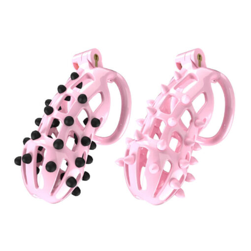 Customizable Spiked Chastity Cage For Punishment Main