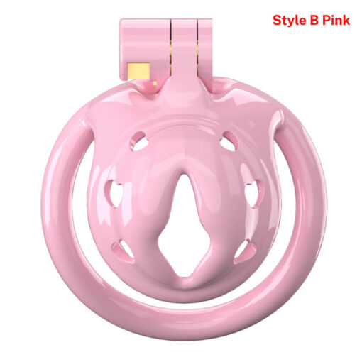 Femboy Discreet Shield Tiny Chastity Cage StyleB Pink
