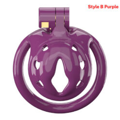 Femboy Discreet Shield Tiny Chastity Cage StyleB Purple
