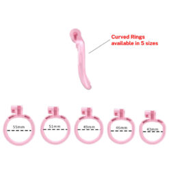 Feminine Mini Inverted Chastity Cage Ring Size