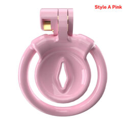 Feminine Mini Inverted Chastity Cage StyleA Pink