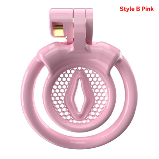 Feminine Mini Inverted Chastity Cage StyleB Pink