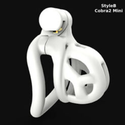 Micro Mini Cobra Chastity Cage StyleB White