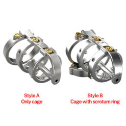 Steampunk Custom Steel Chastity Cage Styles