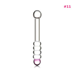 Glass Beaded And Ribbed Dildos 11