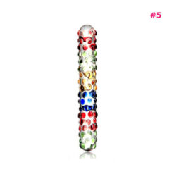 Glass Beaded And Ribbed Dildos 5
