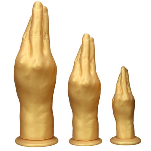 Golden Fister Hand Realistic Dildo All Size 2