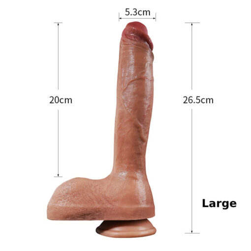 King Cock Ultra Realistic Deepthroat Dildo Large Size