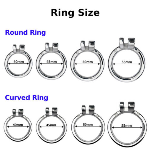 Curved And Round Ring Size