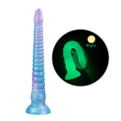 Sissy Tentacle Ribbed Dildos For Ass Training Light Blue1