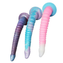 Sissy Tentacle Ribbed Dildos For Ass Training Multiple Colors