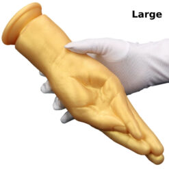 Golden Fister Hand Realistic Dildo Large 3