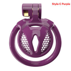 Femboy Discreet Shield Tiny Chastity Cage StyleC Purple