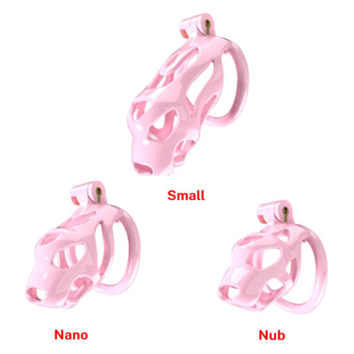 Dog Head Chastity Cage Pink