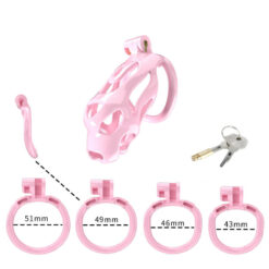 Dog Head Chastity Cage Ring Size