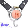 Cage+Curved Ring+Complexion Pussy+Strap