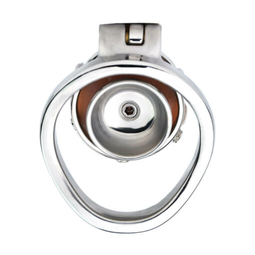 Realistic Silicone Pussy Inverted Chastity Cage With Complexion Pussy And Curved Ring4