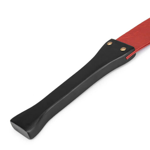 Ass Punishment Leather Strap Spanking Paddle Red4