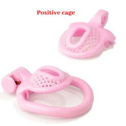 Innie Chastity Cage With Inverted Plug Pink Positive1