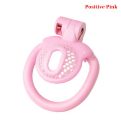 Innie Chastity Cage With Inverted Plug Pink Positive2