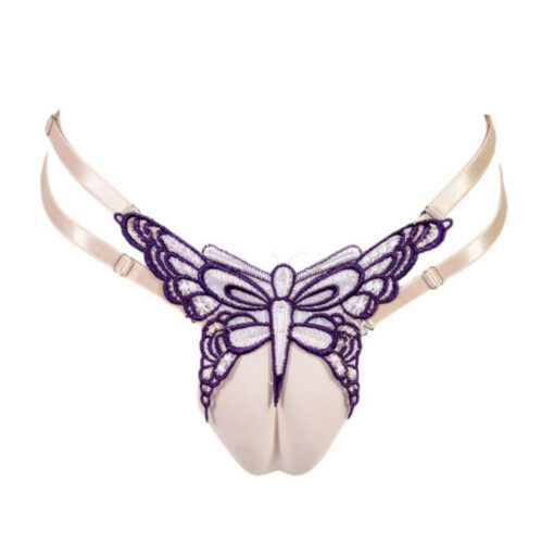 Lace Butterfly Adjustable Fake Vagina Underwear Main