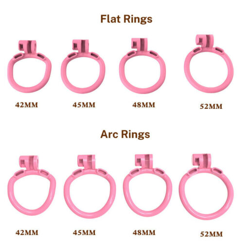 Pink Cobra Chastity Cage Ring Size