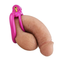Pink Cock Ring Permanent Lock On Real Penis