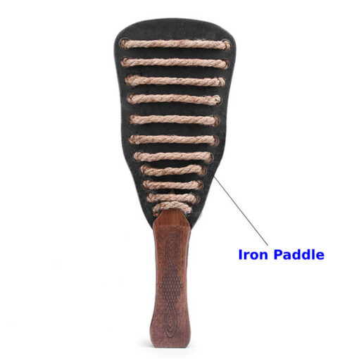 Rough Evil Iron And Leather Spanking Paddle Iron Type Front1