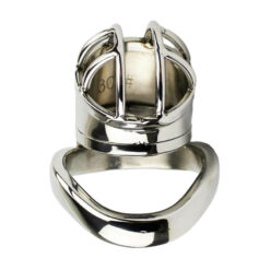 Spiky Armor Stainless Steel Male Chastity Cage Front