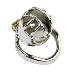 Spiky Armor Stainless Steel Male Chastity Cage Side2