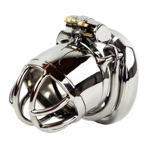 Spiky Armor Stainless Steel Male Chastity Cage With Spiked Ring2
