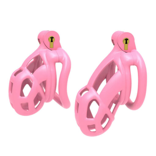 Sweet Pink Cobra Chastity Cage Main