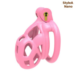 Sweet Pink Cobra Chastity Cage StyleA Nano